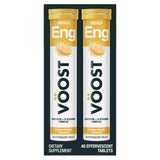 VOOST Energy Effervescent Vitamin Supplement Drink Tablet, With Caffeine, Orange Mango, 40 Ct - VOOST - Nimbus Distributors - wholesale and distributors in United States