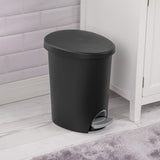 Sterilite 2.6 Gal. Ultra™ StepOn Wastebasket Plastic, Black - Sterilite - Nimbus Distributors - wholesale and distributors in United States