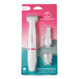 PALMPERFECT Total Grooming System, White, Interchangeable Heads, Water Resistant, Female Electric Shaver - palmperfect - Nimbus Distributors - wholesale and distributors in United States