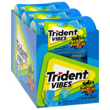 Trident Vibes SOUR PATCH KIDS Blue Raspberry Sugar Free Gum, 6 - 40 Piece Bottles (240 Total Pieces) - Trident - Nimbus Distributors - wholesale and distributors in United States