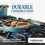Farberware 3-Piece Set Easy Clean Aluminum Nonstick Frying Pans/Fry Pans/Skillet, Aqua - Farberware - Nimbus Distributors - wholesale and distributors in United States