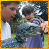 Jurassic World REALFX Baby Blue | Hyper-Realistic Dinosaur Animatronic Puppet Toy | Life-like Movements and Real Movie Sounds | Jurassic World Dominion Official Gifts, Collectables and Toys - Jurassic World - Nimbus Distributors - wholesale and distributors in United States