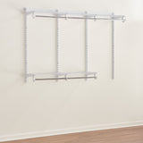 Rubbermaid 3-6ft Steel Expandable Closet Kit Organization Storage Solution, White - Rubbermaid - Nimbus Distributors - wholesale and distributors in United States