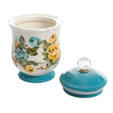 The Pioneer Woman Rose Shadow Canister with Acrylic Knob, 8.25" - The Pioneer Woman - Nimbus Distributors - wholesale and distributors in United States