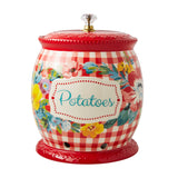 The Pioneer Woman Sweet Romance 8.5-inch Ceramic Potato Keeper with Lid