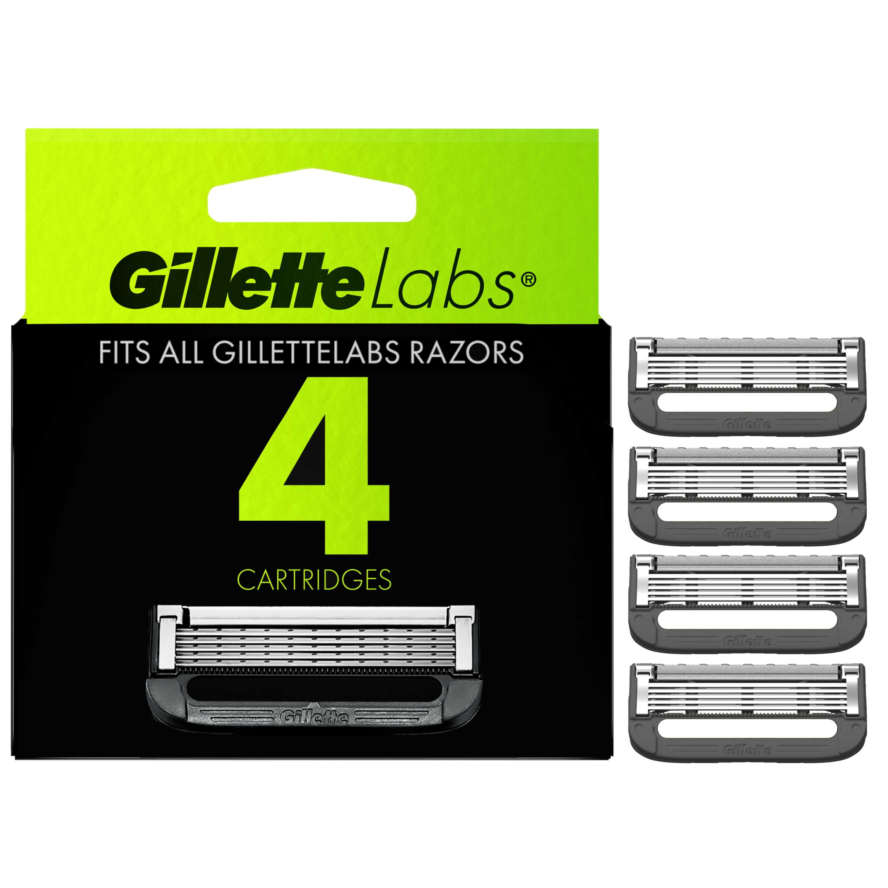 Gillette Labs Men's Razor Blade Refills with Exfoliating Bar, 4 Refills - Gillette - Nimbus Distributors - wholesale and distributors in United States