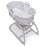 Little Folks by Delta Children 2-in-1 Moses Basket Bedside Bassinet Sleeper by Delta Children - Portable Baby Crib with Wheels and Removable Moses Basket, White - Delta - Nimbus Distributors - wholesale and distributors in United States