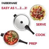 Farberware 6-Quart Aluminum Stovetop Pressure Cooker, 15 PSI - Farberware - Nimbus Distributors - wholesale and distributors in United States