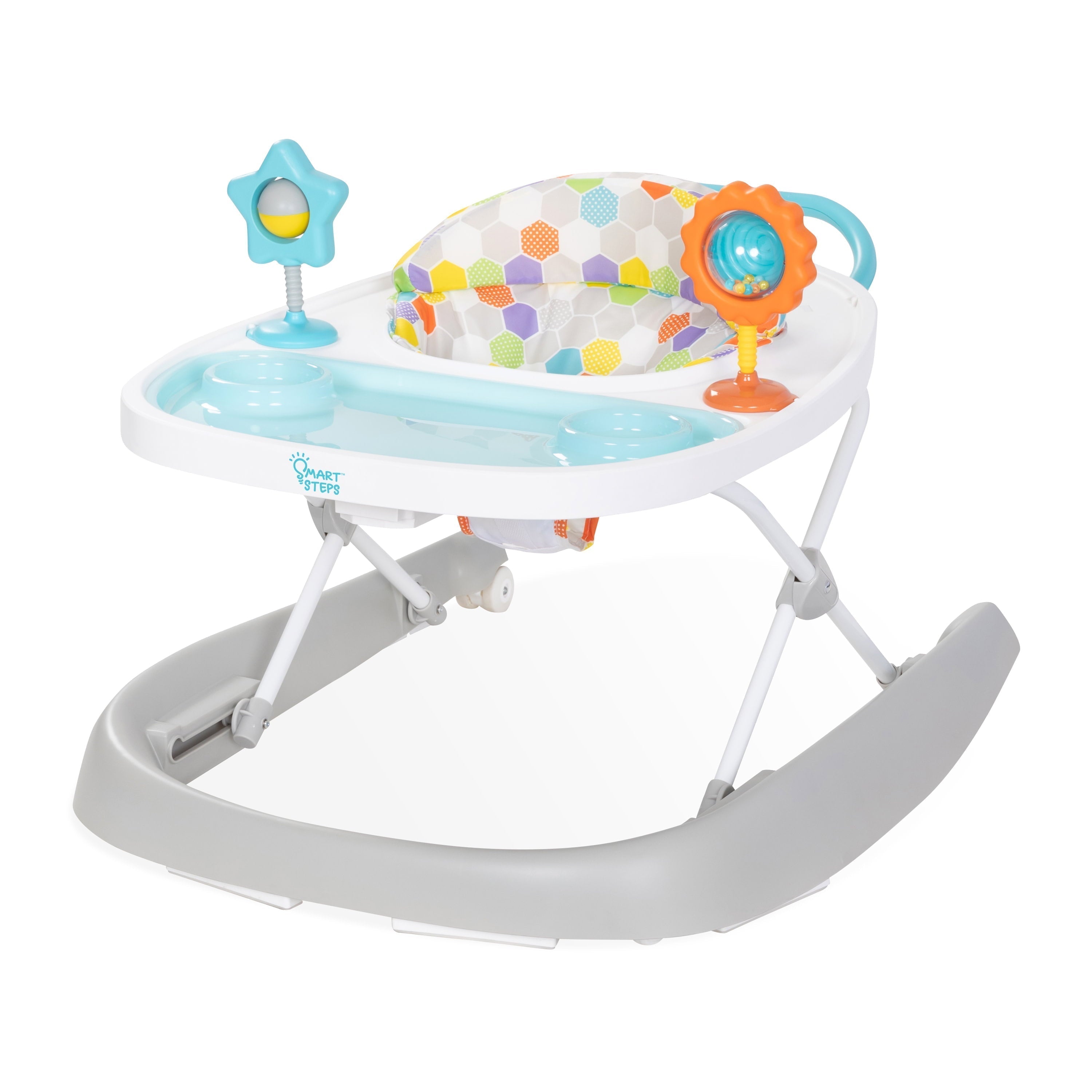 Baby Trend Smart Steps Dine N’ Play 3-in-1 Feeding Walker - Hexagon Dots - Multi-Color - Baby Trend - Nimbus Distributors - wholesale and distributors in United States