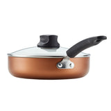 Farberware Easy Clean Steam Vent Cookware Nonstick Pots and Pans Set, 14-Piece, Copper - Farberware - Nimbus Distributors - wholesale and distributors in United States