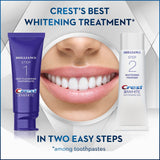 Crest 3D White Brilliance + Whitening Two-Step Toothpaste, Mint, 4.0 oz and 2.3 oz - TheraBreath - Nimbus Distributors - wholesale and distributors in United States