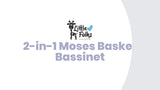 Little Folks by Delta Children 2-in-1 Moses Basket Bedside Bassinet Sleeper by Delta Children - Portable Baby Crib with Wheels and Removable Moses Basket, White - Delta - Nimbus Distributors - wholesale and distributors in United States